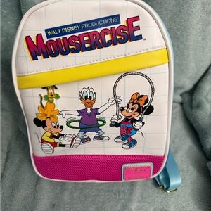 Loungefly Disney Mousercise Backpack - NWT